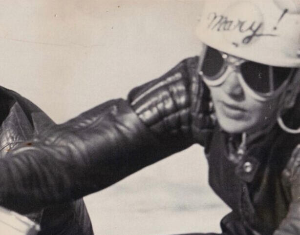 Mary McGee excelled on both the track and desert courses, even completing the Baja 500 solo.